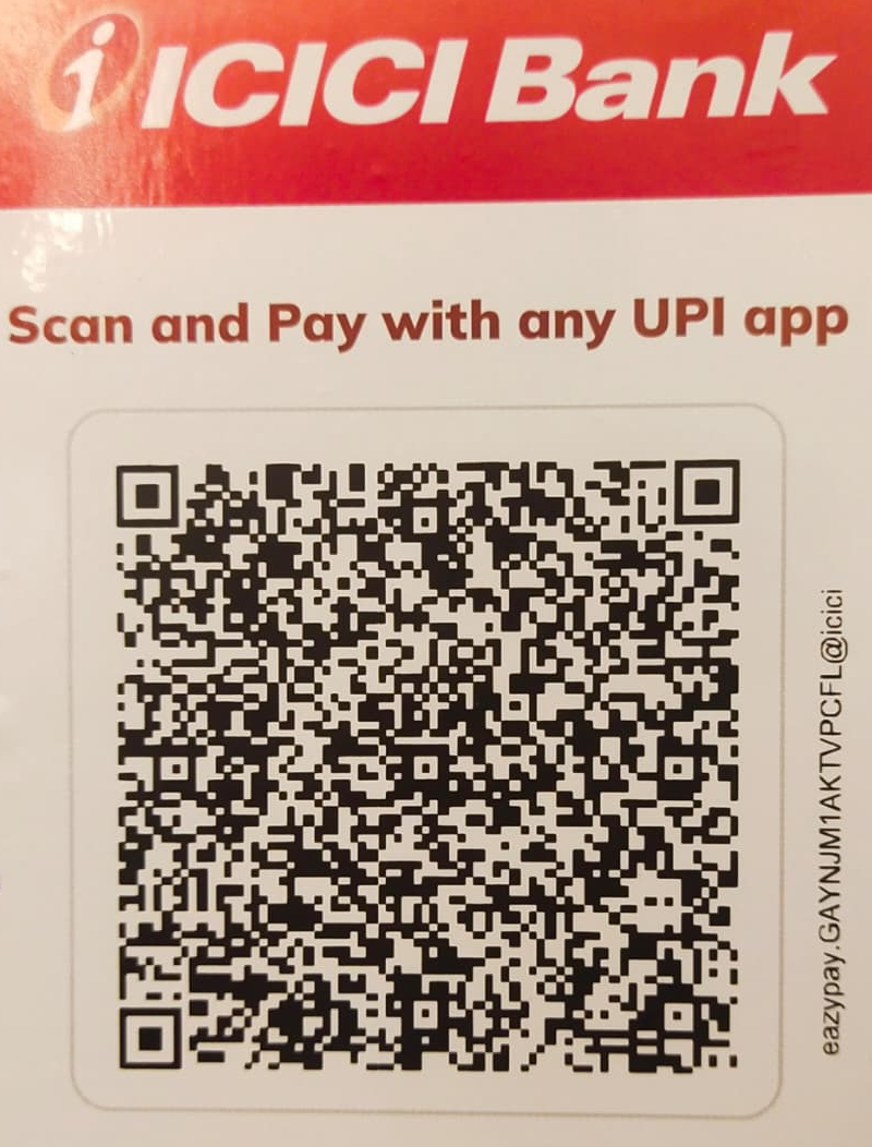 Indore Residency Club Online Payment QR Code